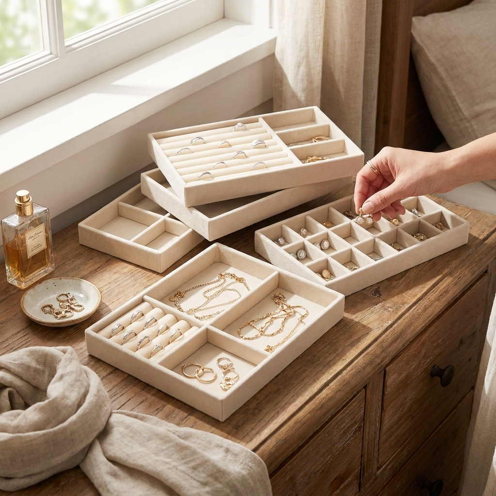 Stylish Personalized Drawer Organizer Tray