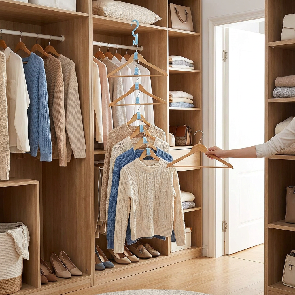 Clothes Hanger Connector Hooks Closet Organizer