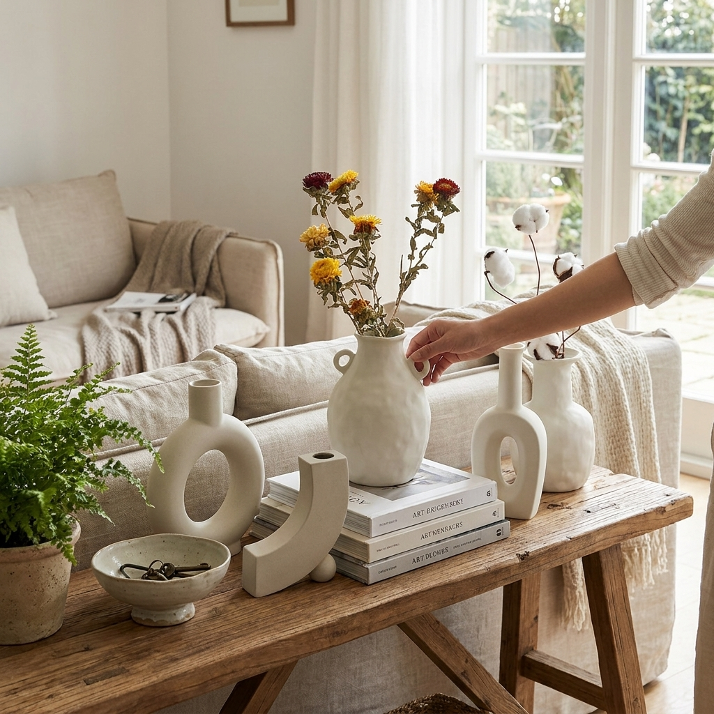 Nordic decoration ceramic vase